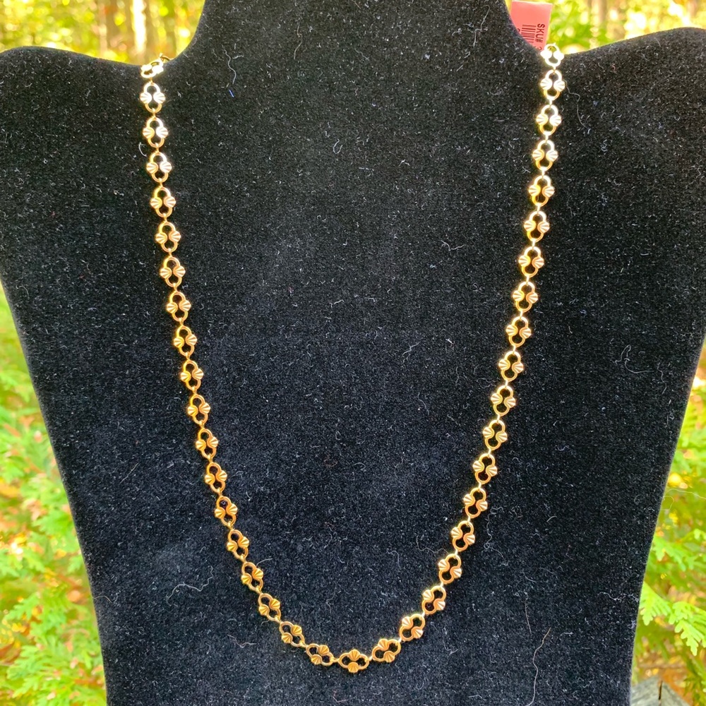 NWT Mariner Necklace Real YG ION Stainless Steel